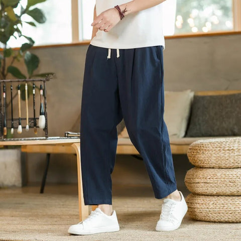 Men's Trousers Cotton Linen Fashion