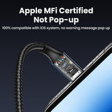 UGREEN MFi USB Lightning Cable for iPhone 2.4A Fast Charging