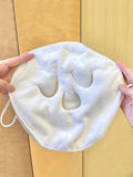 Hot compress towel hanging ear soft skin-friendly steam