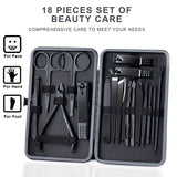 7 or 18 pcs Manicure Cutters Nail Clipper Set