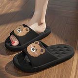 Summer  Bear Slippers Women