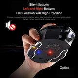 Gaming Mouse Wireless Rechargeable Optical Mice Silent Click