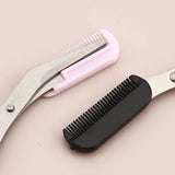 MB Eyebrow Trimmer Scissor with Comb Facial Eyelash Hair Removal