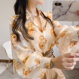 Luxury Chiffon Tops Women's Blouses