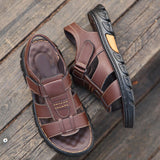 Genuine Leather Men Sandals