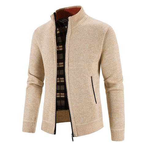 Plush and Thickened Stand Collar Jacket