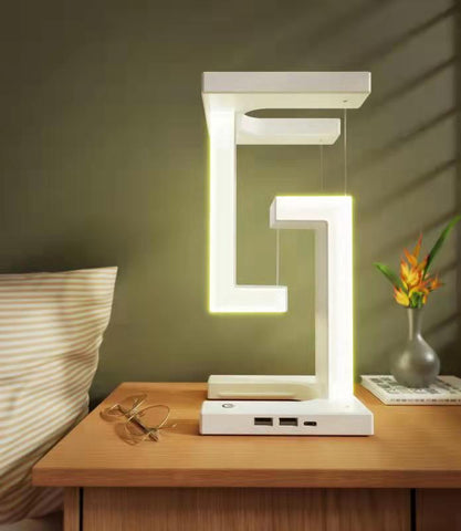 Smartphone Wireless Charging Floating Lamp Desk