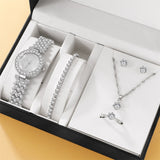 6pcs Watches Set Luxury Rhinestone Women