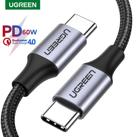 Ugreen USB C to USB Type C Cable Quick Charge 4.0 PD 60W Cable