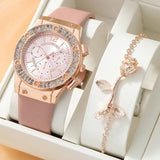 Watches Set Luxury Rhinestone Women Fashion