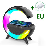 Multifunctional Wireless Charger Stand Pad with Speaker TF RGB Night Light Fast Charging