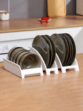 1PC Carbon steel Cabinet Shelves Plates and Dishes Storage Rack Bowl Cup