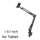 Metal Desktop Tablet Holder Long Arm