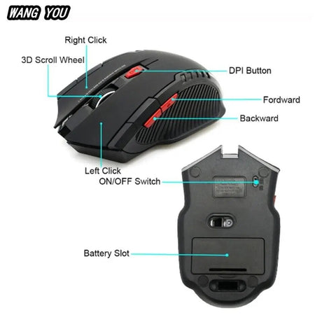 113 Battery Version Mini2.4 GHz Wireless Optical Mouse