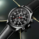 Mens Watches Stainless Steel Leather