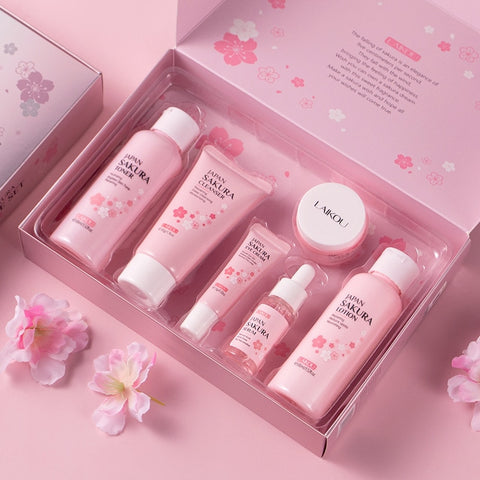 LAIKOU Cherry Blossoms 6pcs Face Skin Care