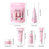 4pcs/bag LAIKOU Sakura Skin Care Sets Facial Cleanser Face Cream