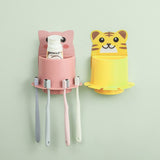 Cartoon Toothbrush Holder Bathroom Punch-free Toothbrush Holder