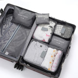 6 Pcs Travel Clothes Storage Waterproof Bags