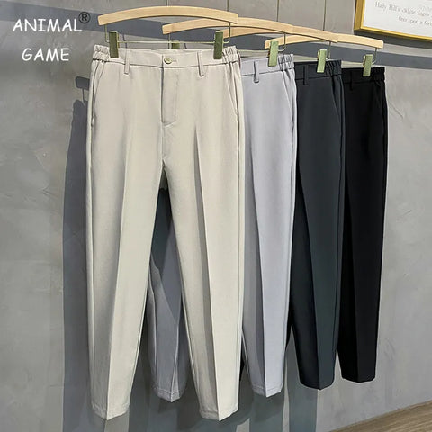 Men's Casual Suit Pant Slim Fit