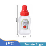 Mini Tomato Ketchup Bottle Portable Sauce Salad Squeeze Bottle