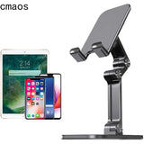 Three Sections Foldable Desk Mobile Phone Holder