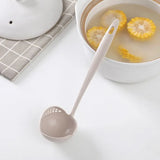 Multi-Functional 2-in-1 Spoon Strainer Hot Pot Skimming for Scooping up Porridge Spoon