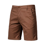 100% Cotton Solid Shorts Men