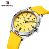 NAVIFORCE Women's Simple Watch  Waterproof Silicone Strap