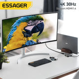 Essager 5 in 1 USB C HUB HDMI-4K