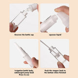 5ml Clear Airless Bottle Travel Size Dispenser Refillable