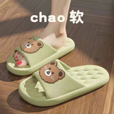 Summer  Bear Slippers Women