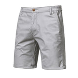 100% Cotton Solid Shorts Men