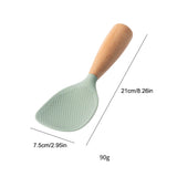 1Pcs Silicone Spoon Non-stick Cooking Spoon Anti-scalding