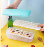 Press Type Silicone Square Ice Mold 2 Layer