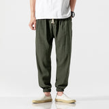 Privathinker Cotton Linen Casual Harem Pants