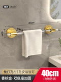 Bathroom acrylic towel rack