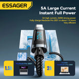 Essager 240W USB Type C To USB C Cable 3.1 Fast Charging Charger Wire