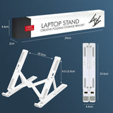 Adjustable Portable Tablet Stand 7 Angle Compatible With 8 TO 15.6 Inch Laptops