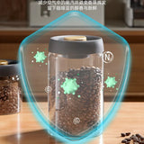 Coffee Jar Manual Vacuum Moisture Prop roof Storage Jar