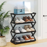 Household Simple Multi-layer Space-saving X-shaped Shoe Rack