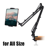 Metal Desktop Tablet Holder Long Arm