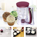 1 Pc Pancake Cupcake Batter Dispenser, Collapsible Batter For Cupcakes, Waffles, Muffin