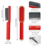 Hair Straightener Professional Quick Heated Electric Hot Comb Hair