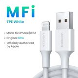 UGREEN MFi USB Lightning Cable for iPhone 2.4A Fast Charging