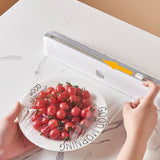 Kitchen Food PE Cling Film Cutter Dispenser Wall Mounted