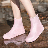 Waterproof Silicone Shoe Cover High Top Rain Boots