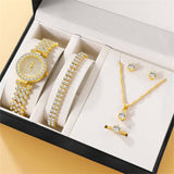 Watches Set Luxury Rhinestone Women Fashion