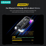 USAMS Transparent Digital Display Power Bank 9000mAh