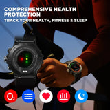 Zeblaze Stratos 2 GPS Smart Watch AMOLED Display 24h Health Monitor